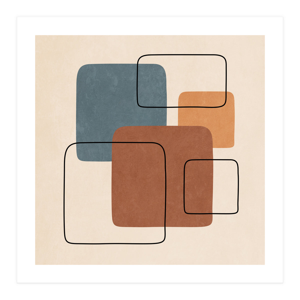 SQUARE SHAPES 02 (Print Only)