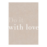 Do It With Love, Beige (Print Only) thumbnail