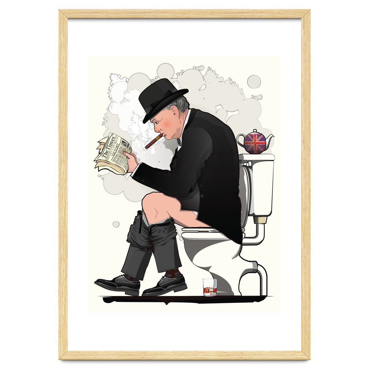 Churchill on the Toilet, Funny Bathroom Humour