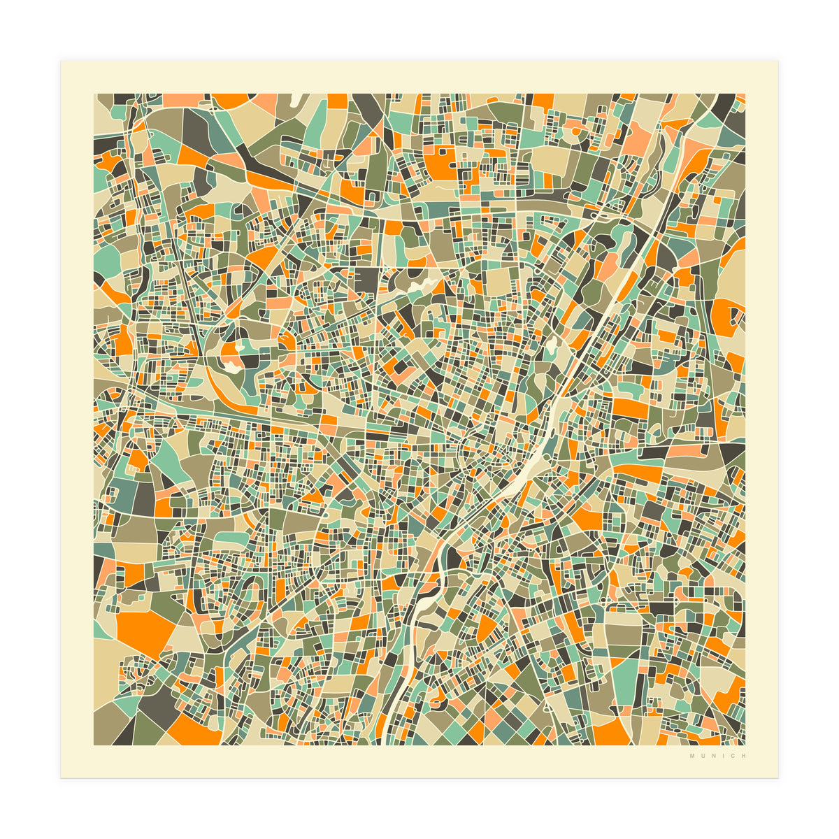 MUNICH MAP (Print Only)
