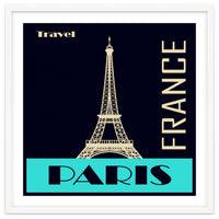 Travel Paris France Poster