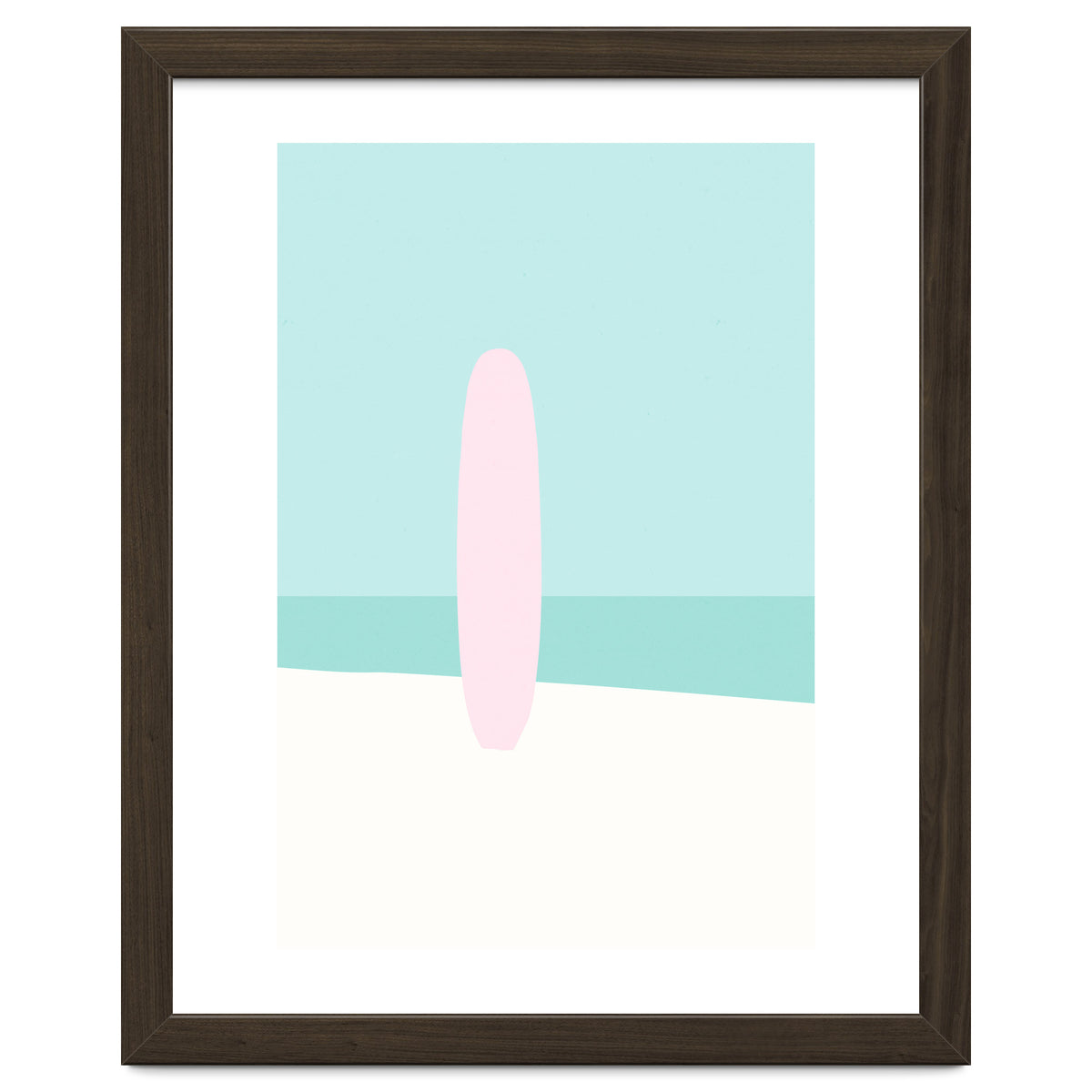 Minimal Surfboard - Turquoise Coast