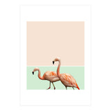 Flamingo Pastel Art (Print Only) thumbnail