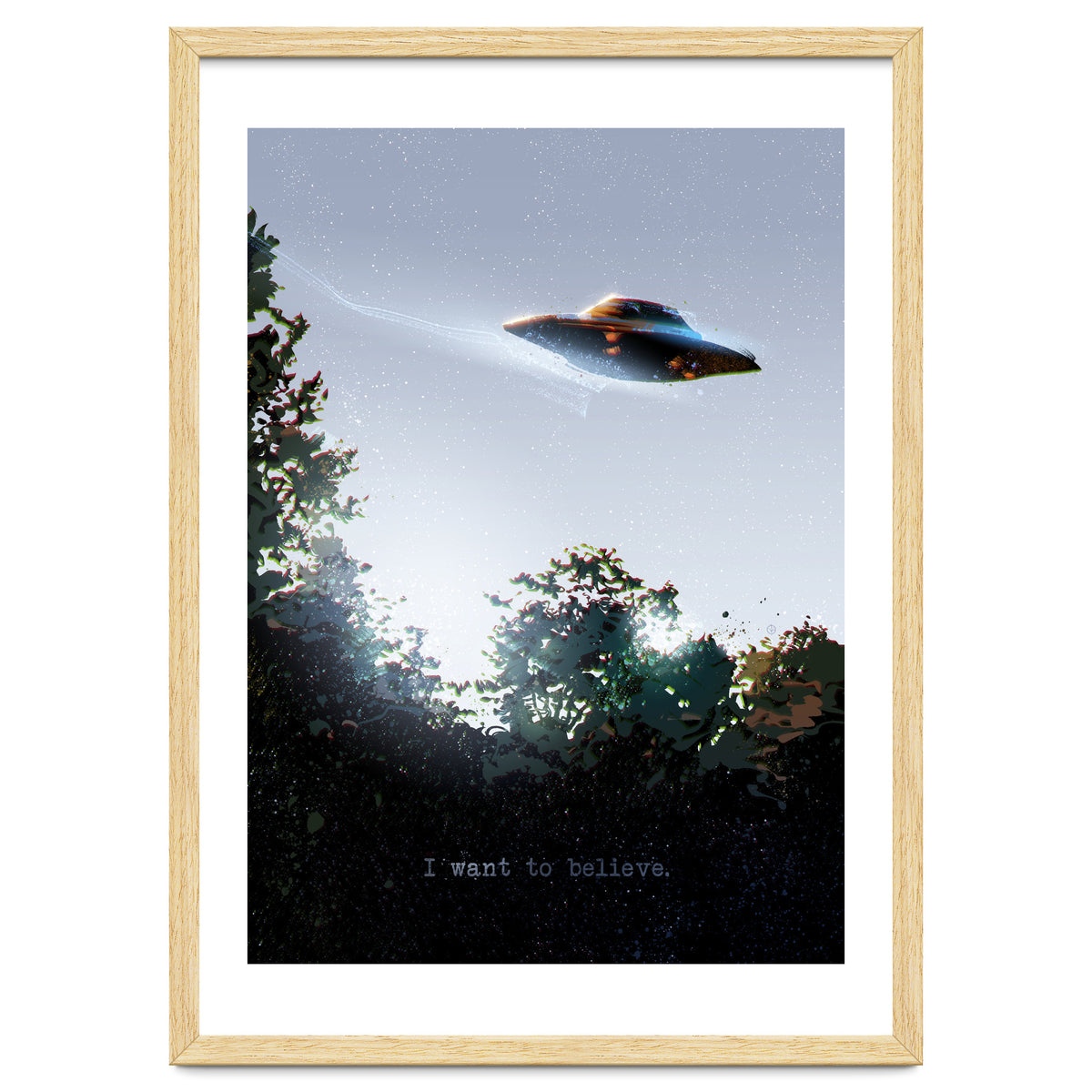 I Want To Believe Displate