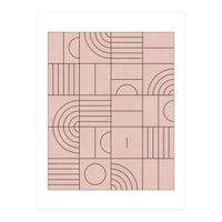 My Favorite Geometric Patterns No.20 - Pale Pink (Print Only)