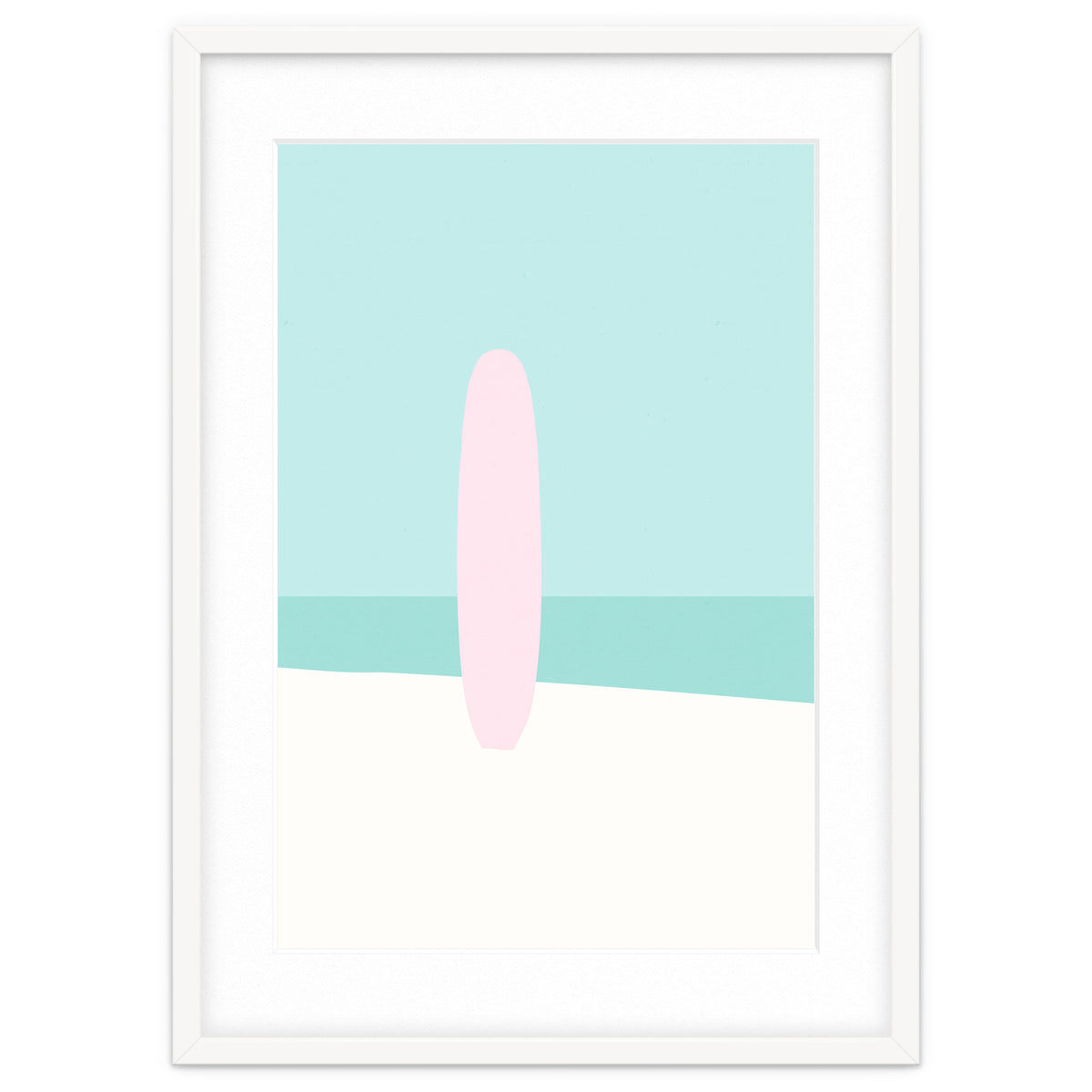 Minimal Surfboard - Turquoise Coast