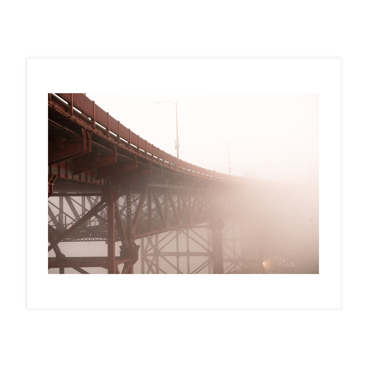 Foggy Golden Gate (Print Only)