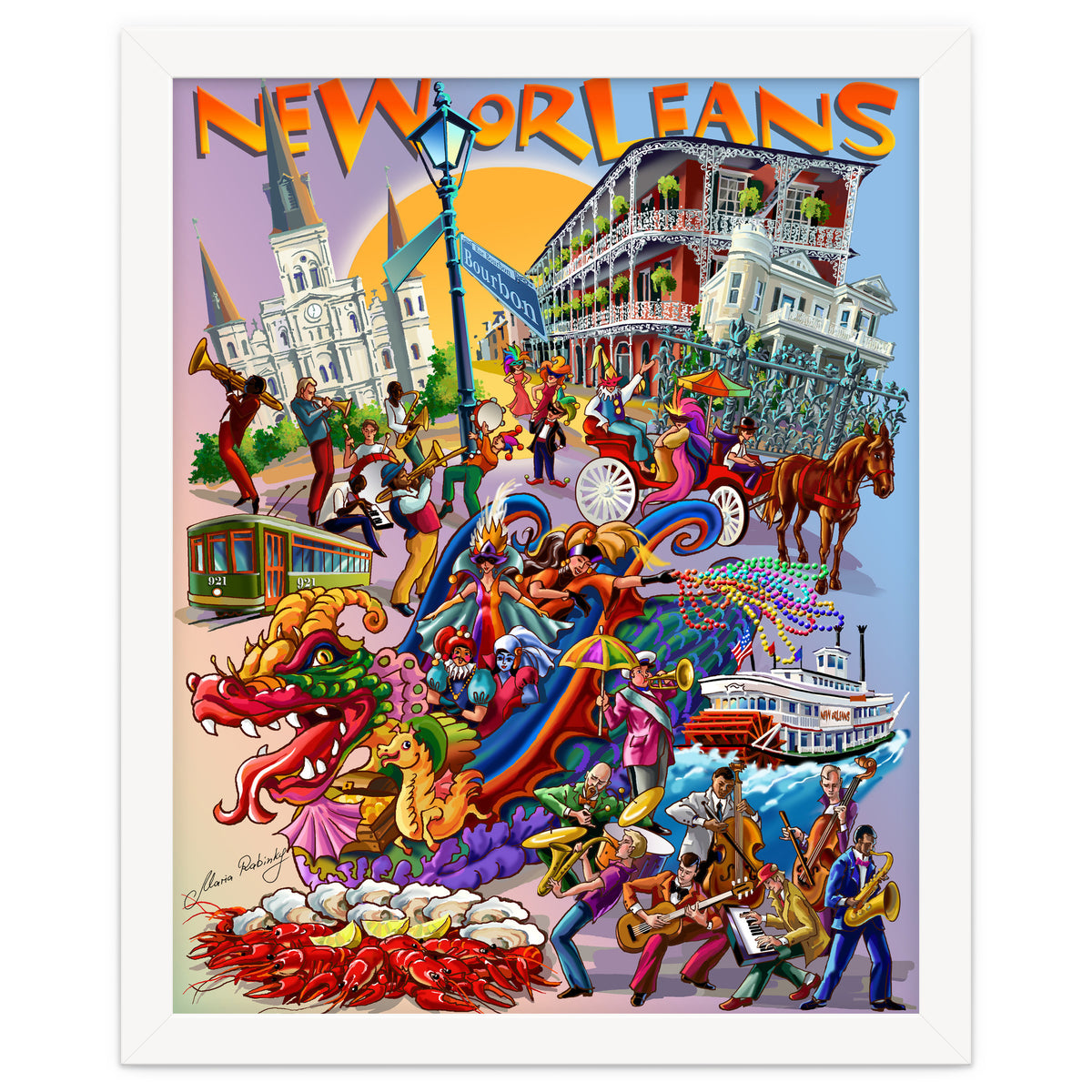 New Orleans Illustration