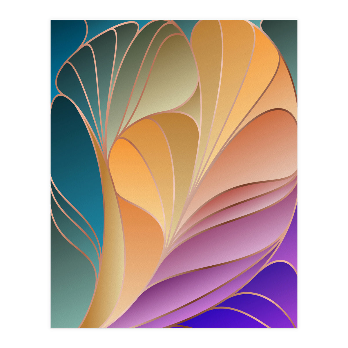 Colorful Art Deco IV (Print Only)