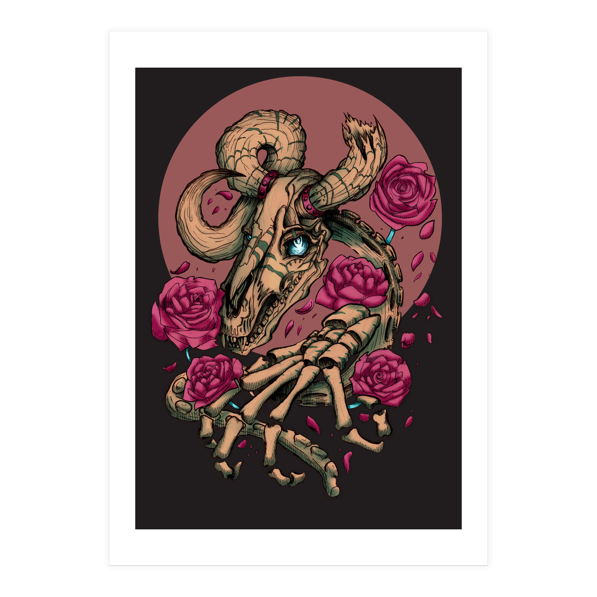 Risen with Roses (Print Only)