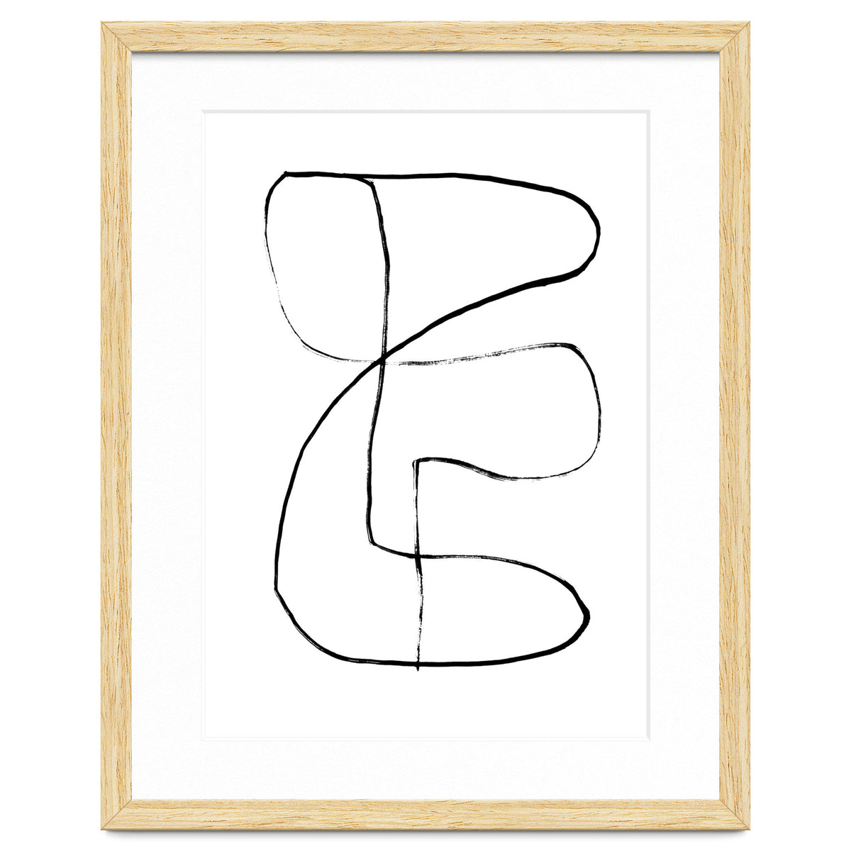 Mid-Century Line Art Print #1