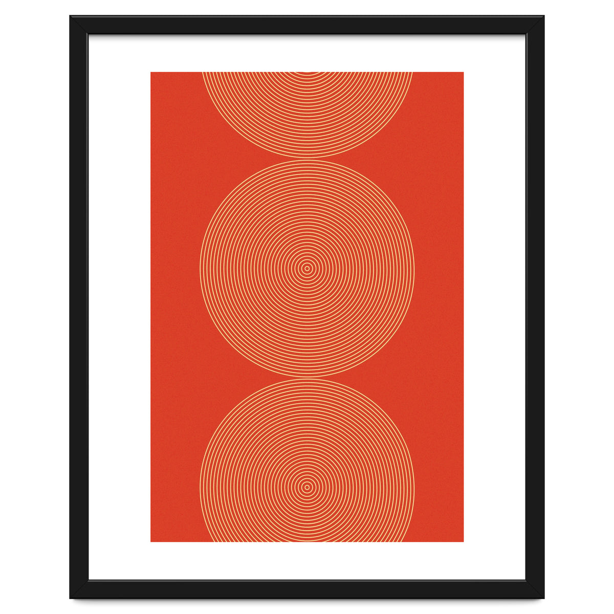 Radial Mid Century Geometric Art