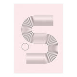 Rainbow Line Art Mid Century Modern (Print Only) thumbnail