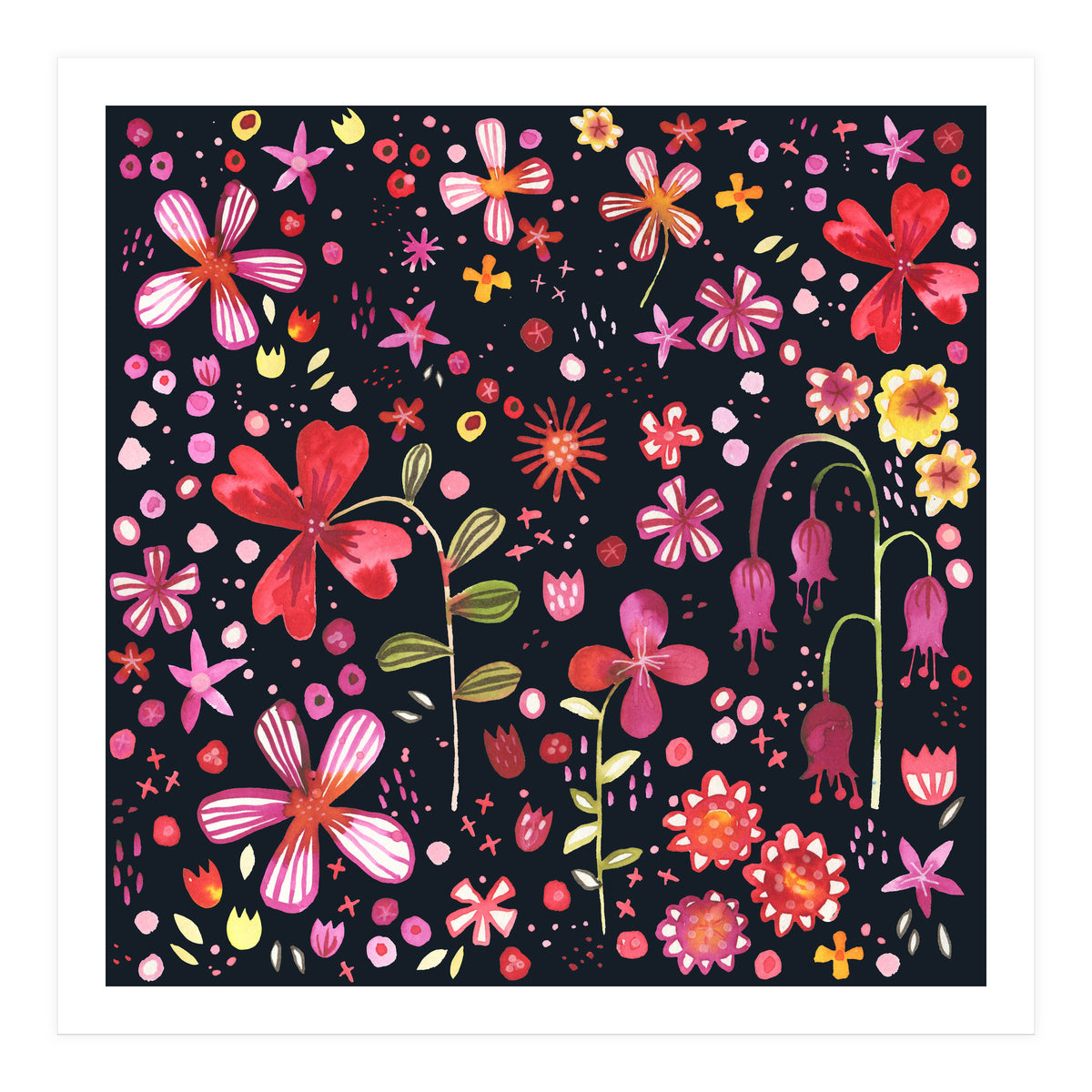 Overgrown Garden Dark (Print Only)