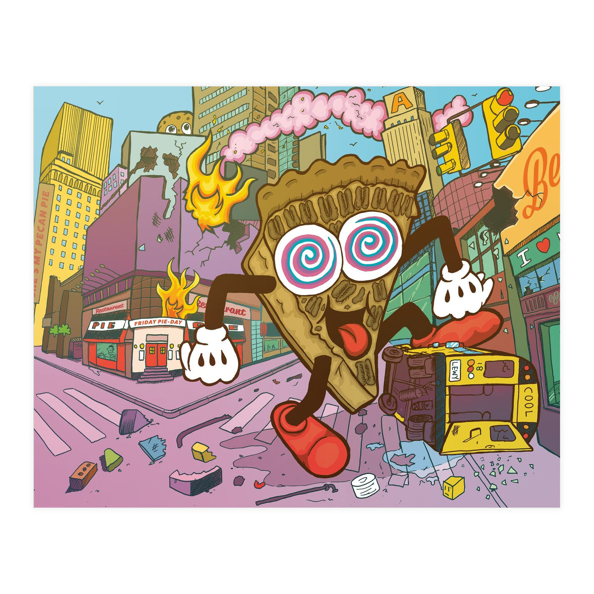 Pecan Psychosis - 12.3% ABV Bourbon Barrel Aged Pecan Maple Stout - Amundsen Brewery (Print Only)