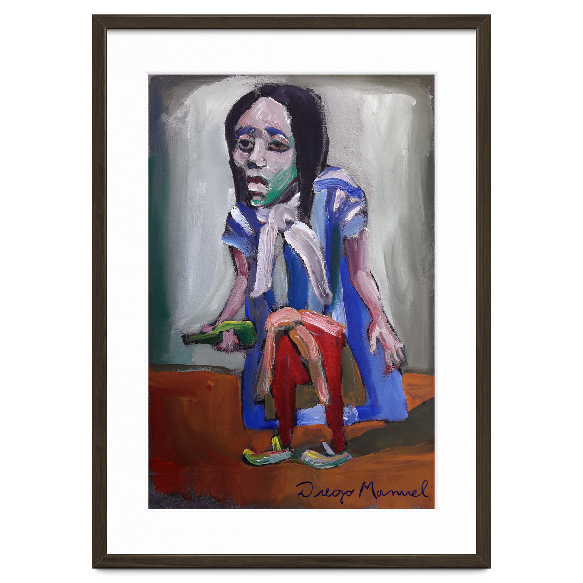 The fan, people from the neighborhood