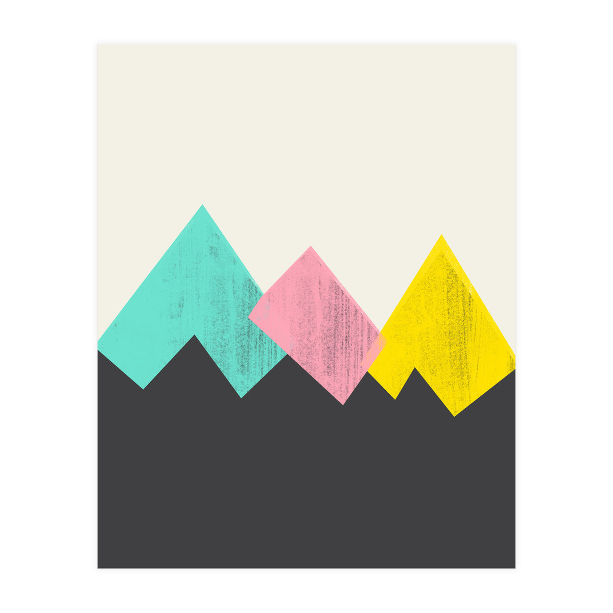 Pastel Mountains III (Print Only)