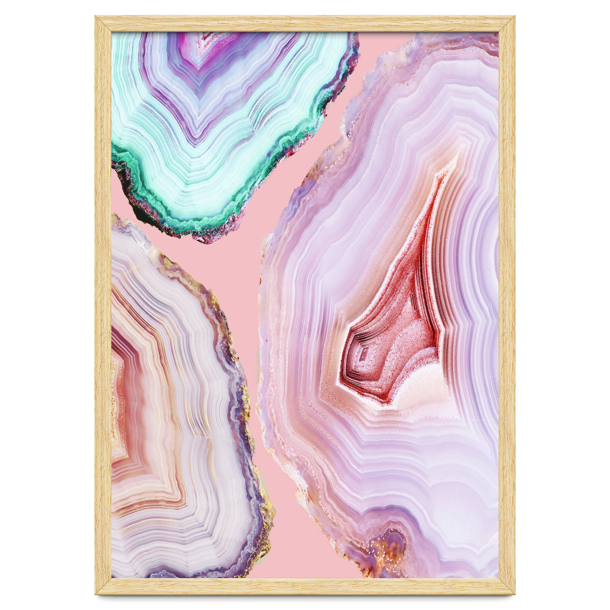 Mineral Agates #Glam collection