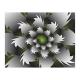 Seamless Green 3D Floral (Print Only) thumbnail