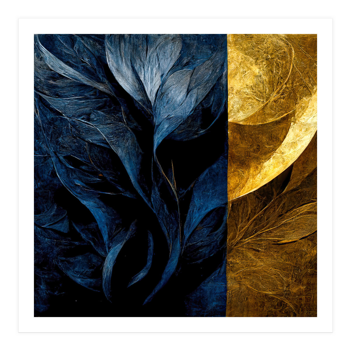 METALLIC FLOWER (Print Only)