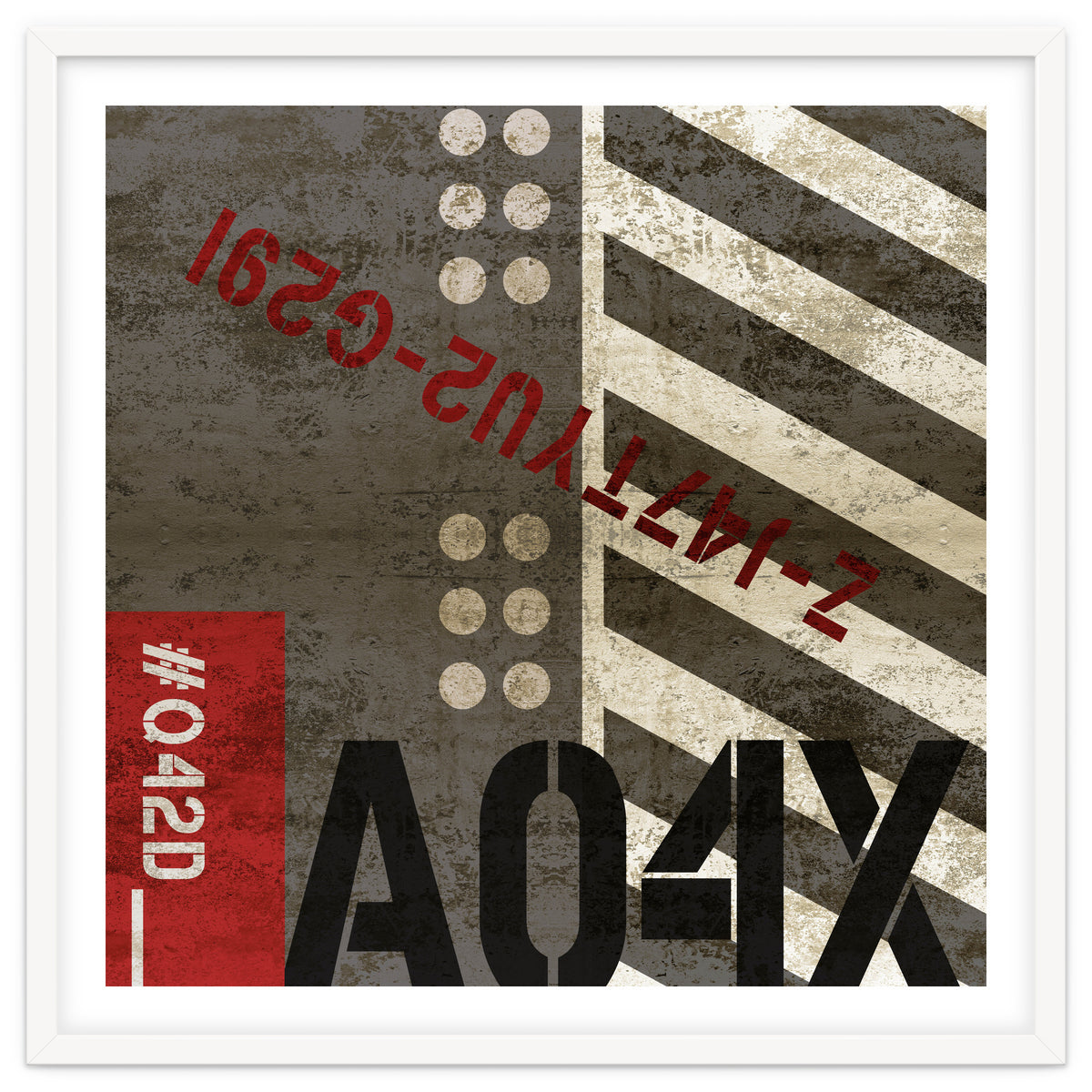 Abstract Industrial Grey Stripes