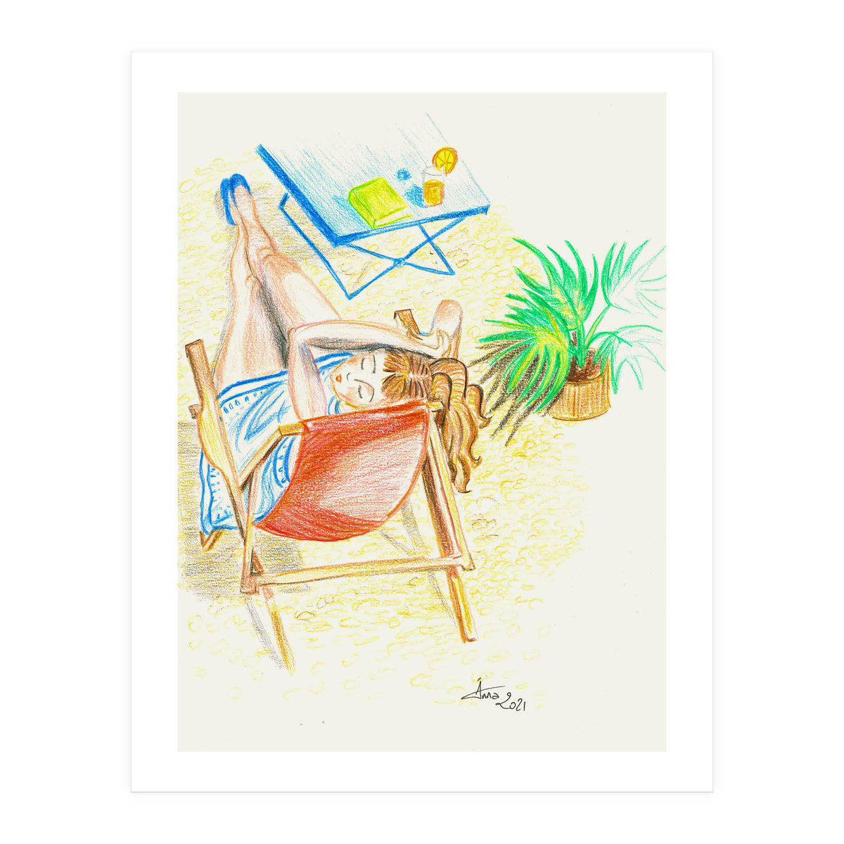 La sieste (Print Only)