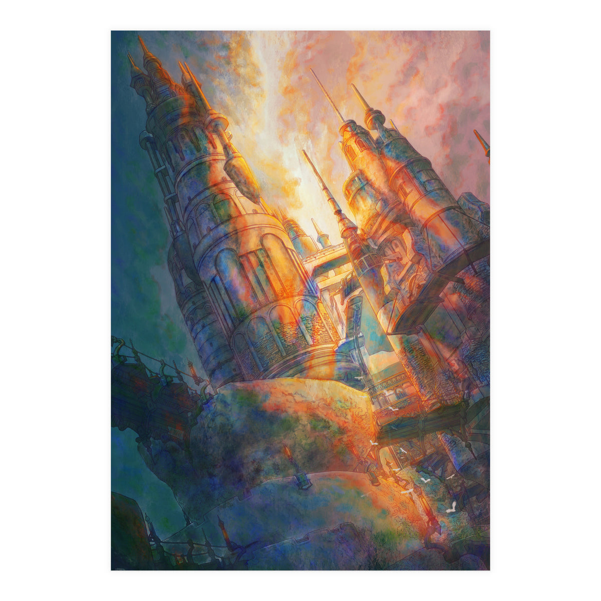 Limsa Lominsa At Dawn (Print Only)