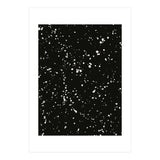 Paint Splatter on Black Background (Print Only) thumbnail