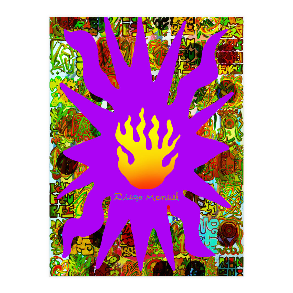 Fuego Y Graffiti 56 (Print Only)