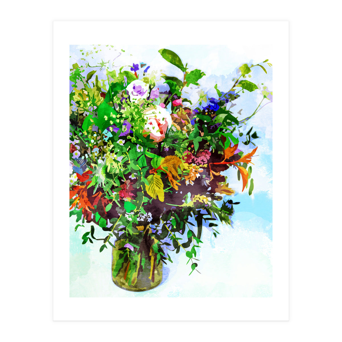 I Must Have Flowers, Always & Always (Print Only)