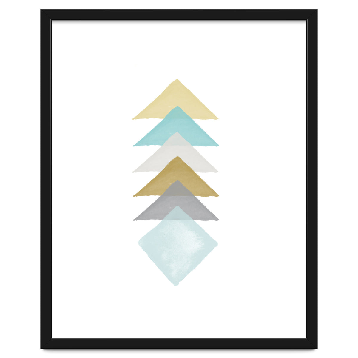 Watercolor Triangles