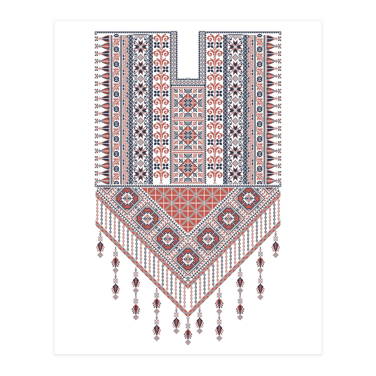 Tatreez Ornament 16 (Print Only)