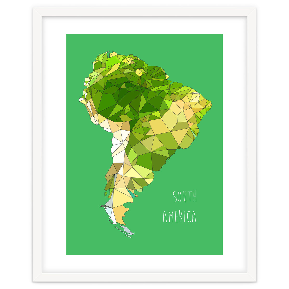 SOUTH AMERICA – Green