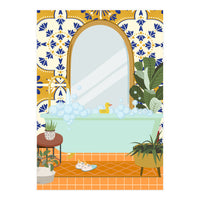 Moroccan Style Bathroom (Print Only)