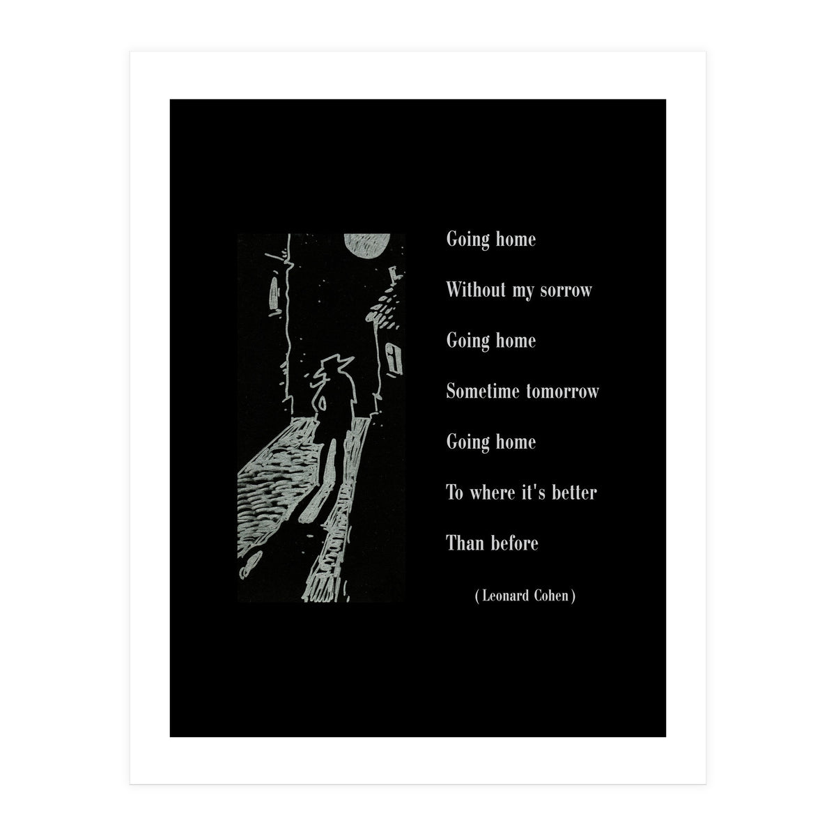 Going Home - Tribute to Leonard Cohen (Print Only)