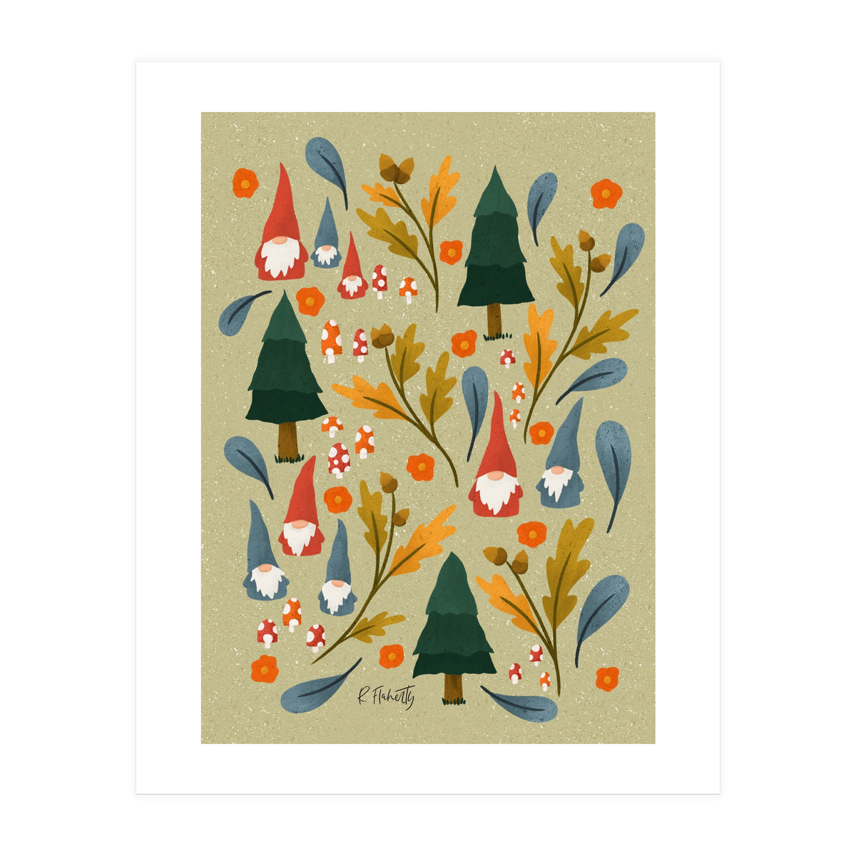 Woodland Gnomes (Print Only)