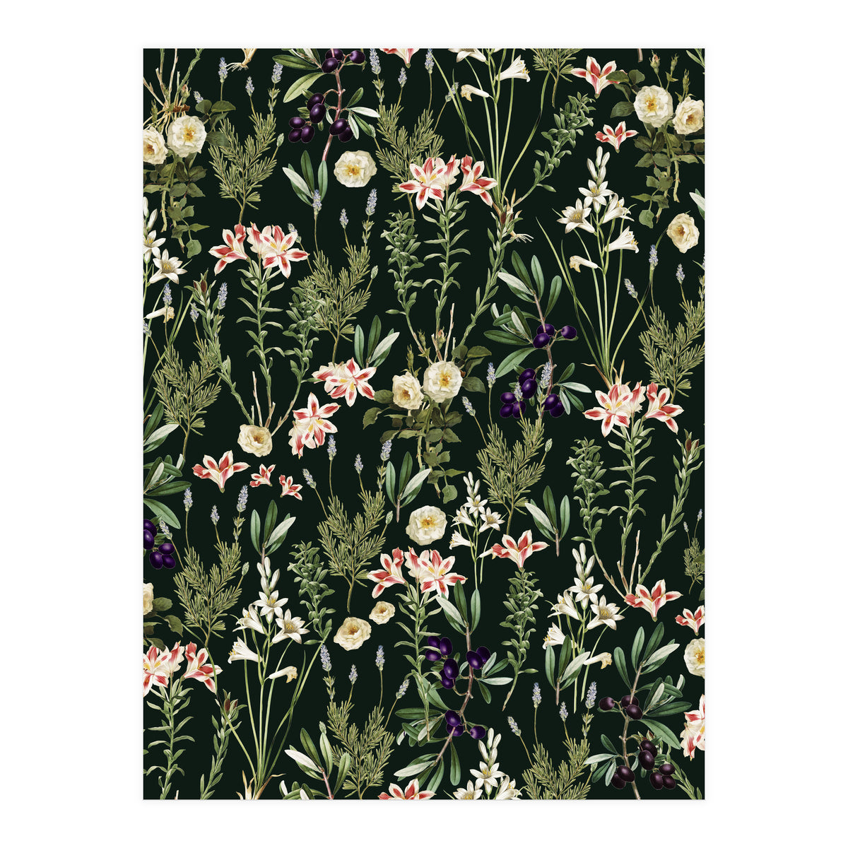 Dark Botanical Garden (Print Only)