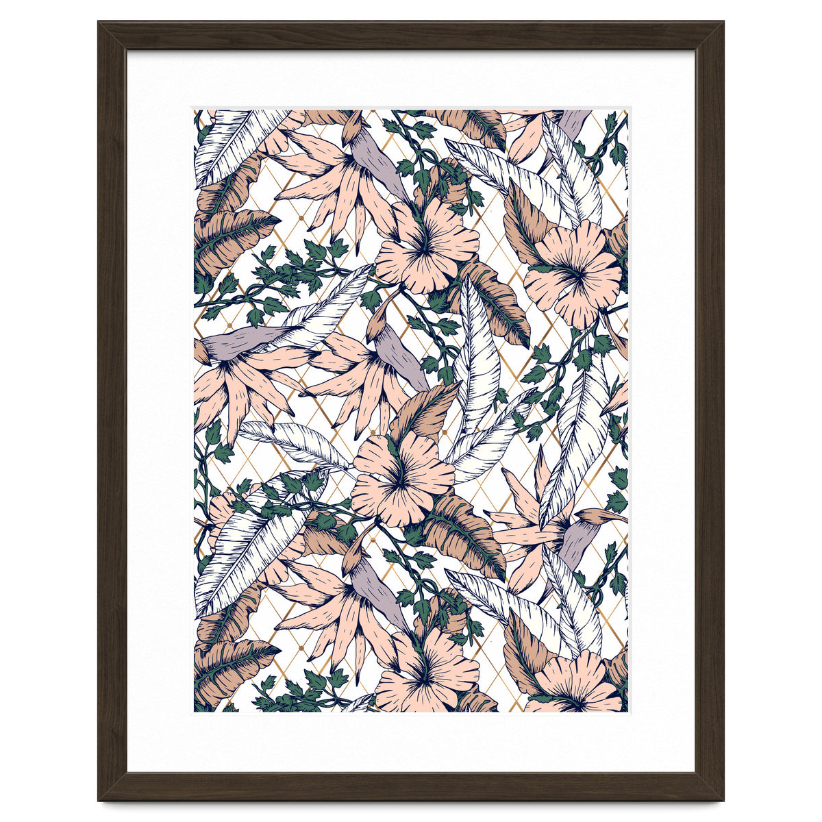 Exotic flowering and pattern geometric