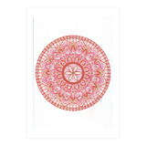 Red & Gold Mandala (Print Only) thumbnail