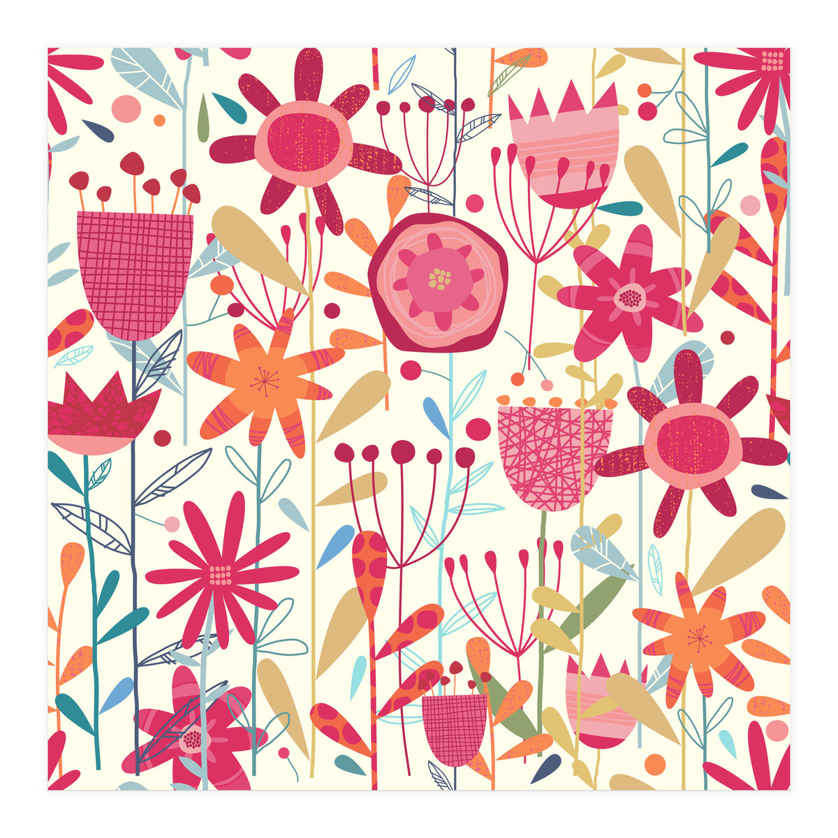 Wild Weeds And Flowers (Print Only)