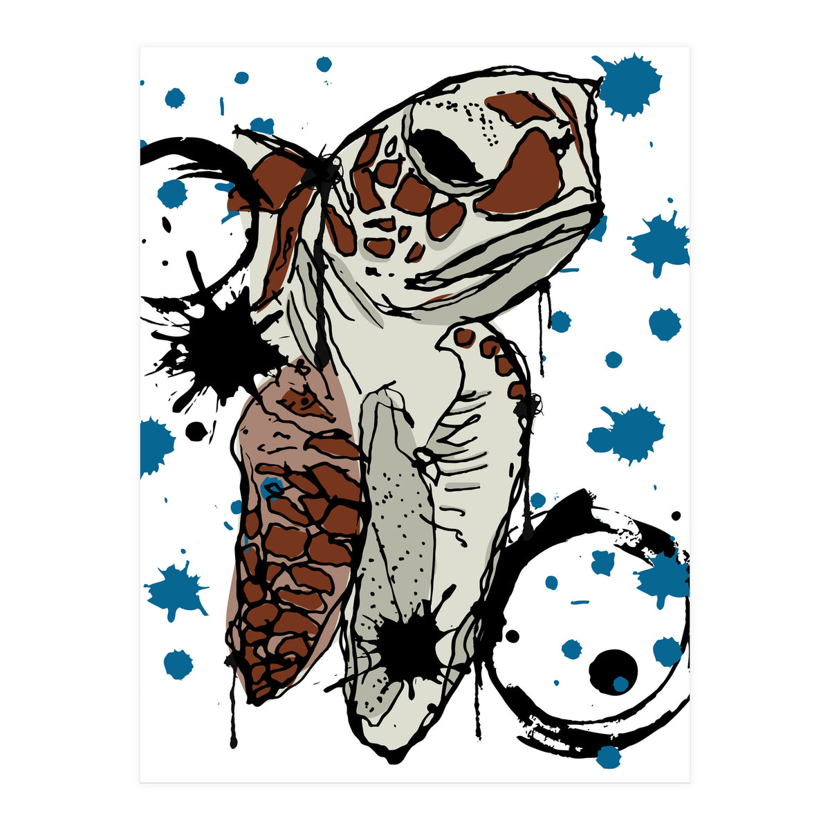 Sea Turtle Sketch (Print Only)