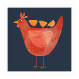 Hen and Chicks Dark (Print Only) thumbnail