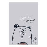 Peek A Boo Bear (Print Only) thumbnail