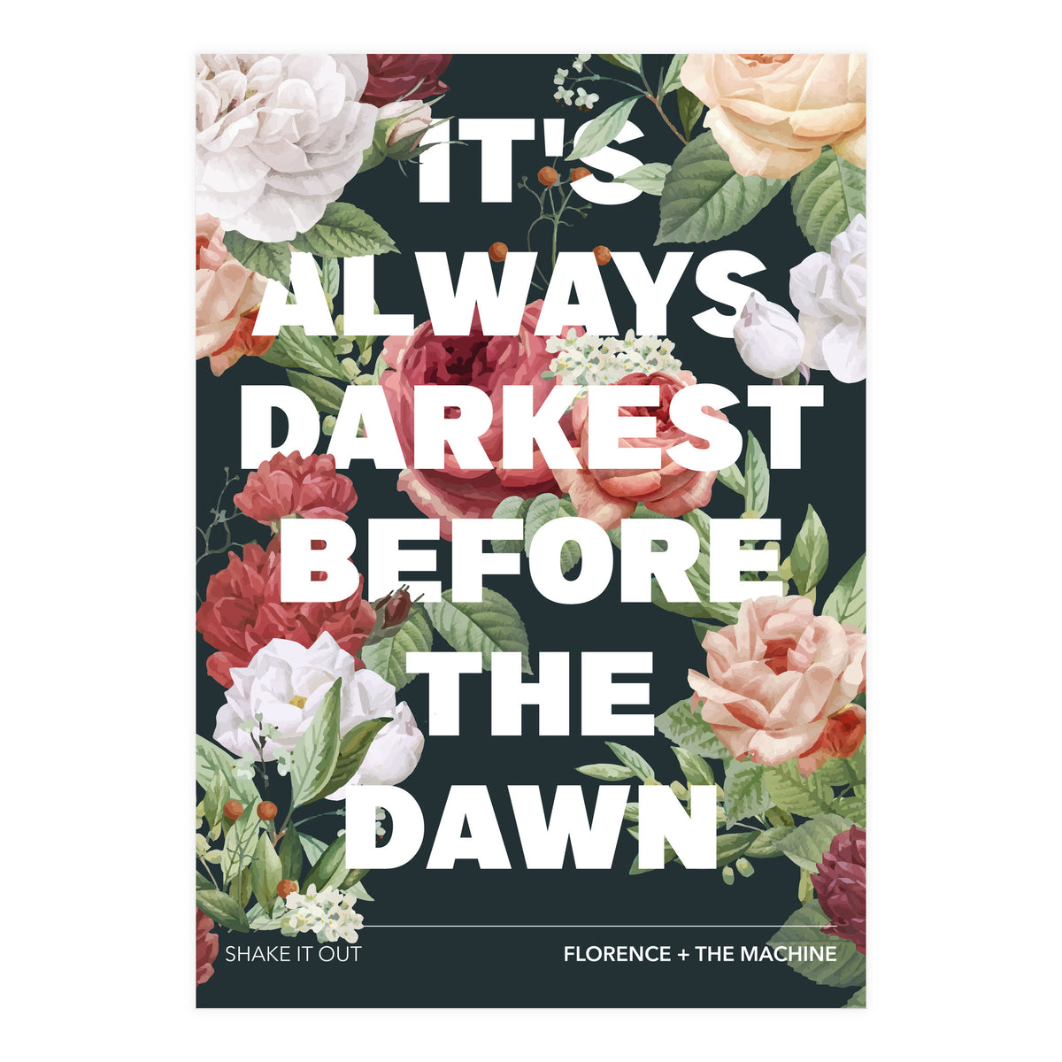 Florence + The Machine - Shake It Out (Print Only)