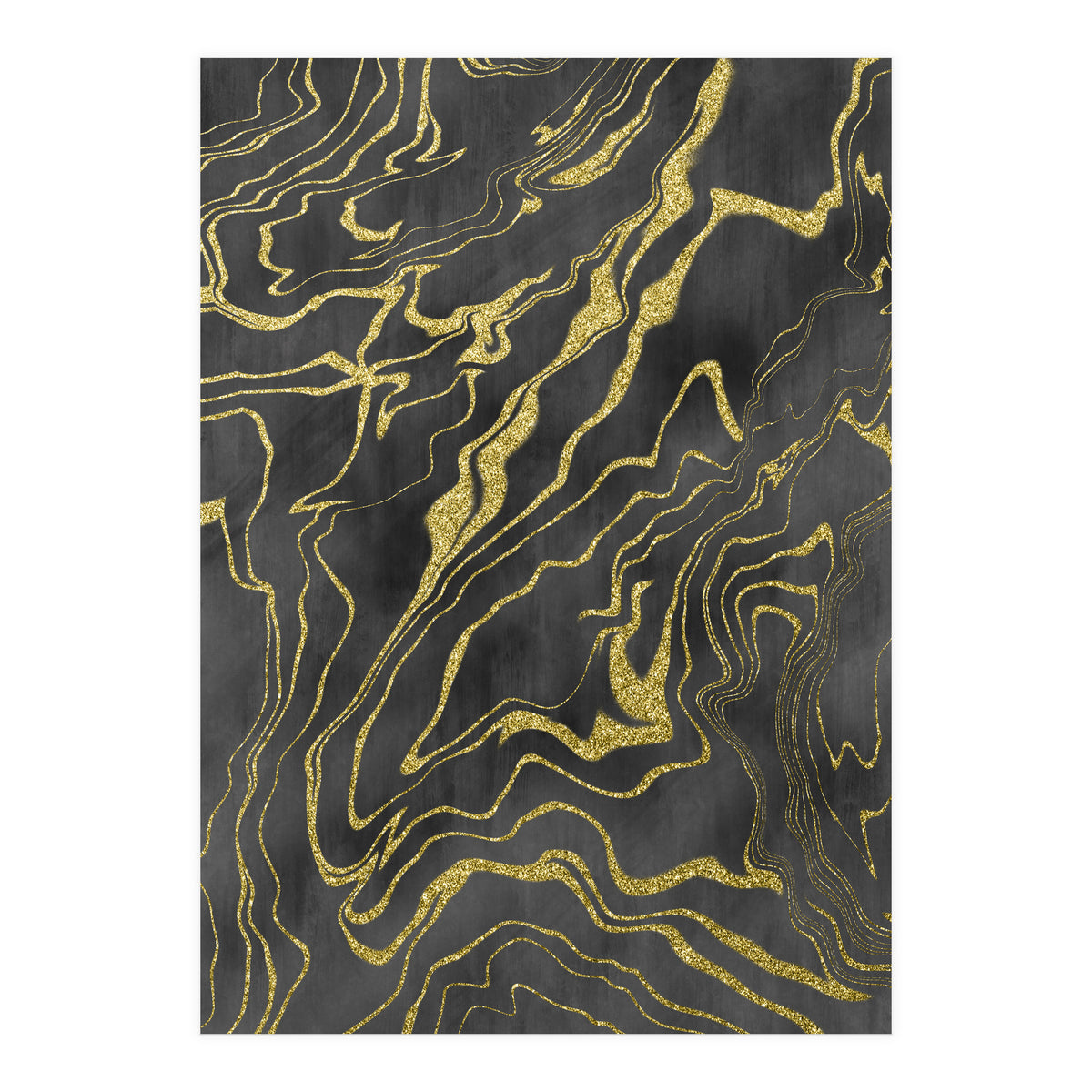 Golden Flows No. 9 (Print Only)