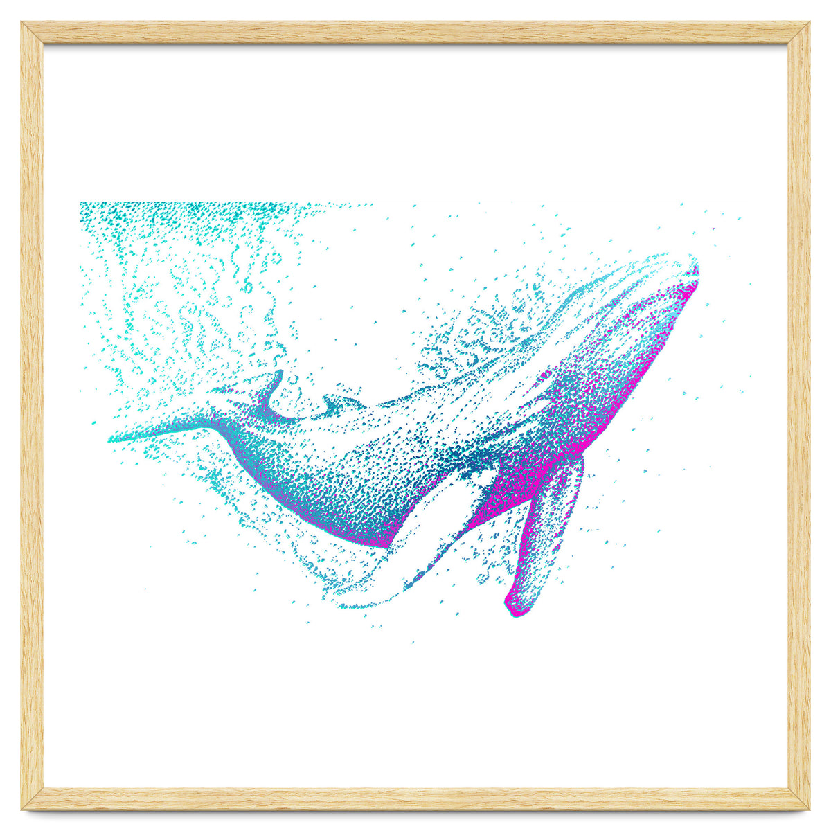 Diving Blue Whale