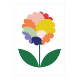 happy colorful flower (Print Only) thumbnail