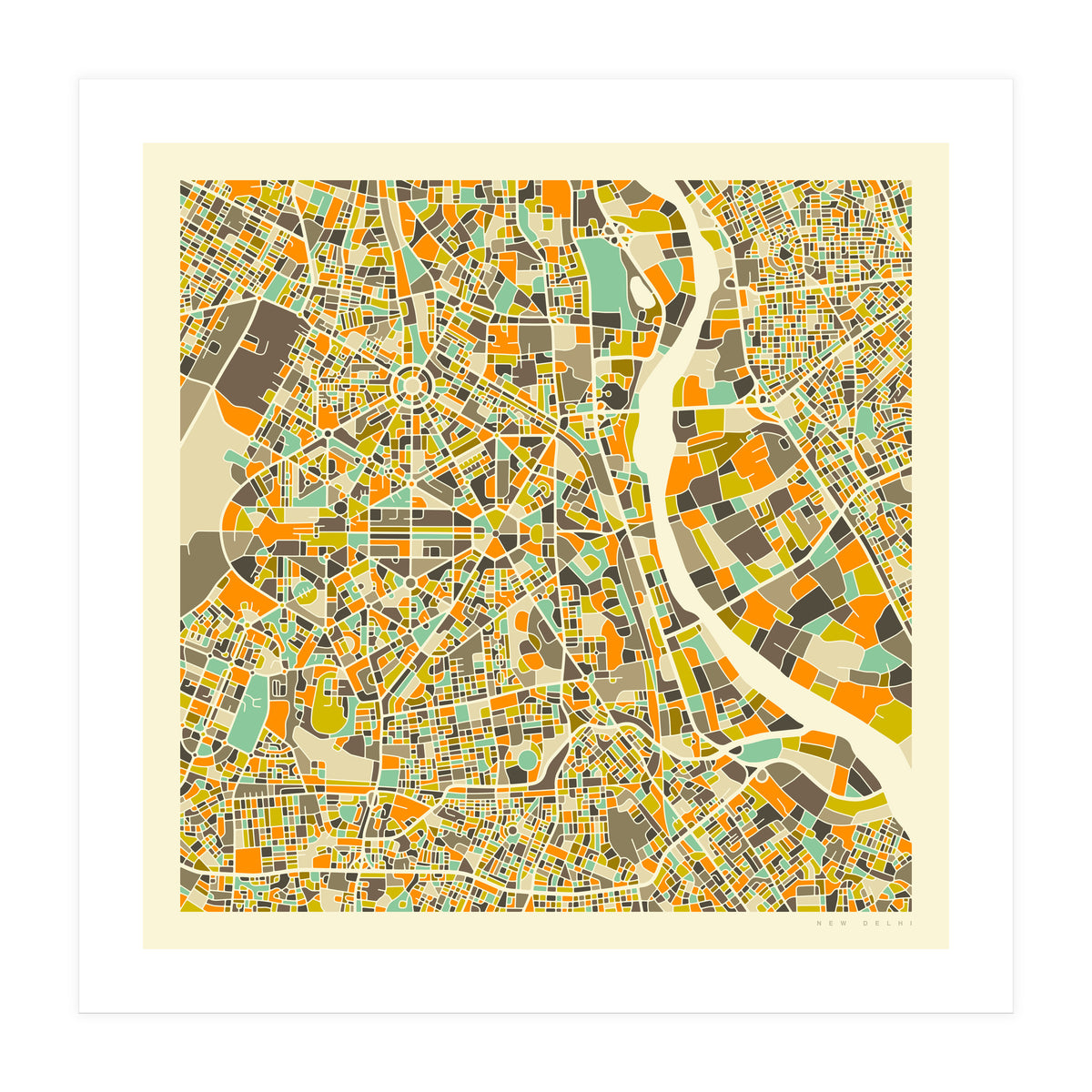 NEW DELHI MAP (Print Only)
