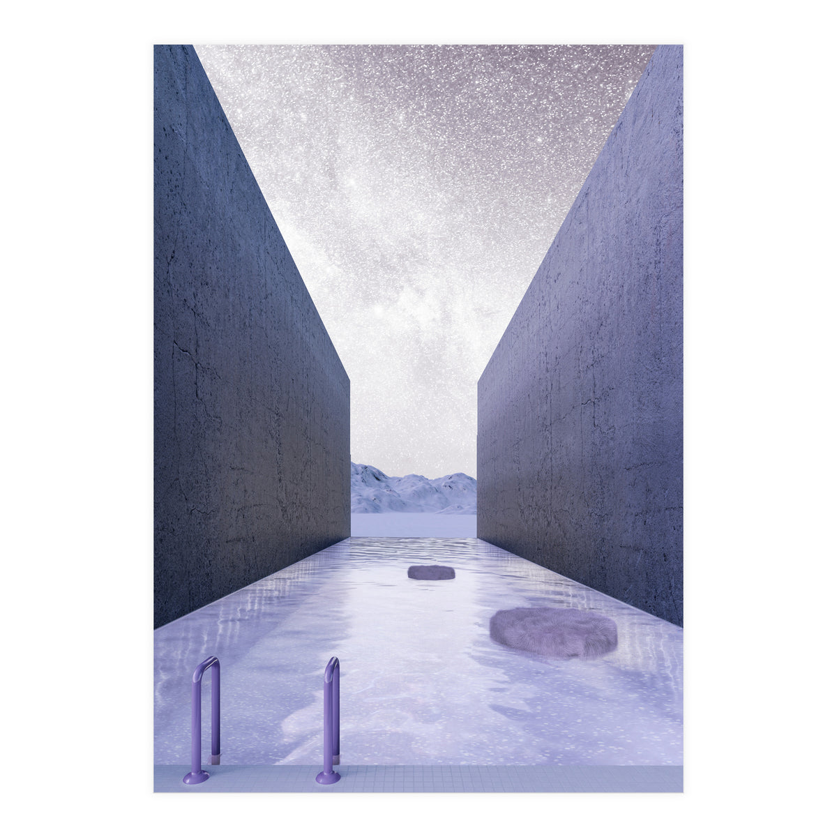 POOL SERIES-PURPLE (Print Only)