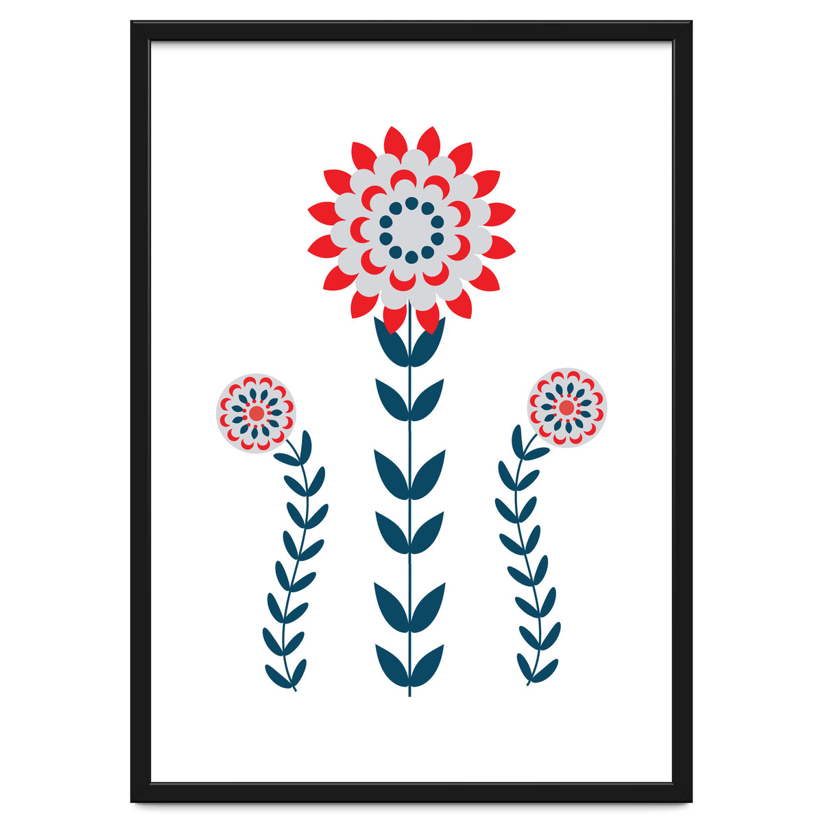 Scandi Folk Flowers